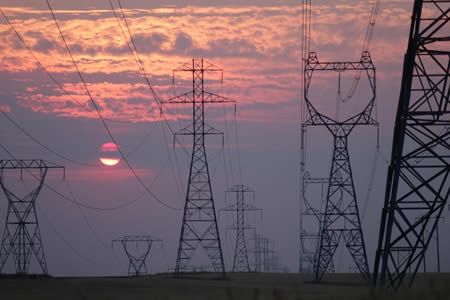 electricity pylons