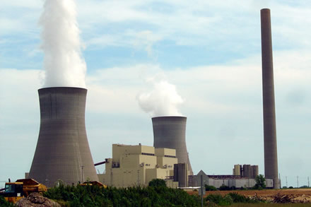 fossil fuel power station